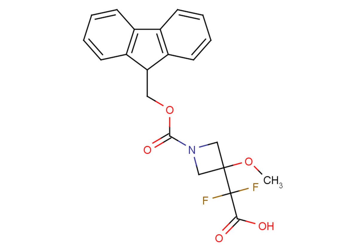 2-{1-[(9H-fluoren-9-ylmethoxy)carbonyl]-3-methoxyazetidin-3-yl}-2,2-difluoroacetic acid