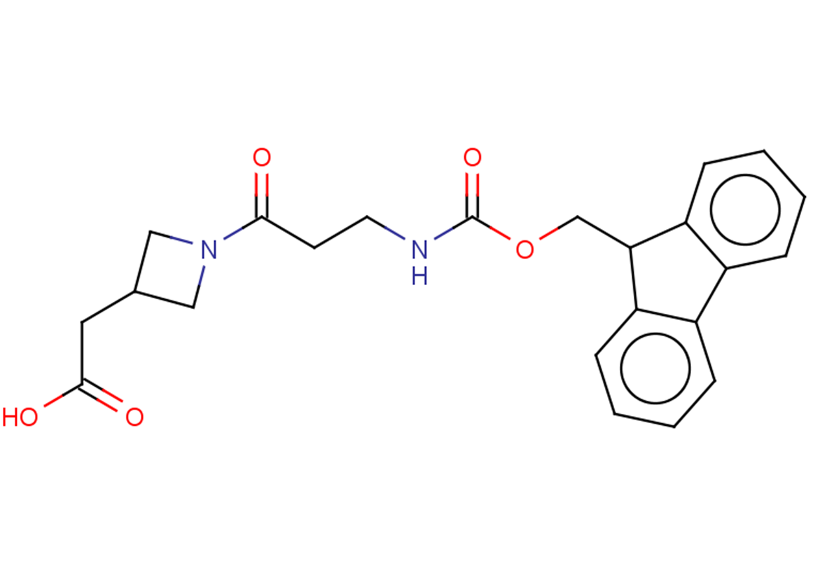 2-[1-(3-{[(9H-fluoren-9-ylmethoxy)carbonyl]amino}propanoyl)azetidin-3-yl]acetic acid