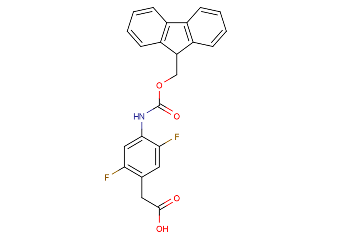 2-(4-{[(9H-fluoren-9-ylmethoxy)carbonyl]amino}-2,5-difluorophenyl)acetic acid