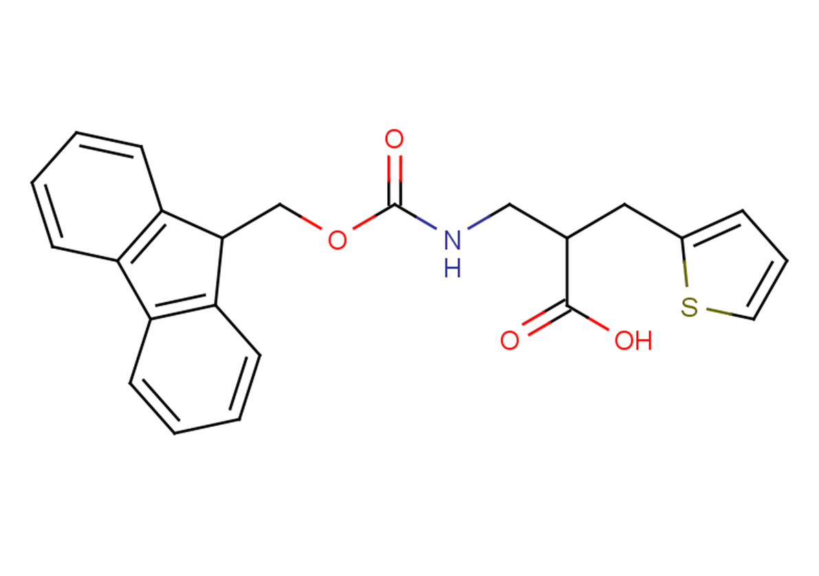 3-{[(9H-fluoren-9-ylmethoxy)carbonyl]amino}-2-(thiophen-2-ylmethyl)propanoic acid