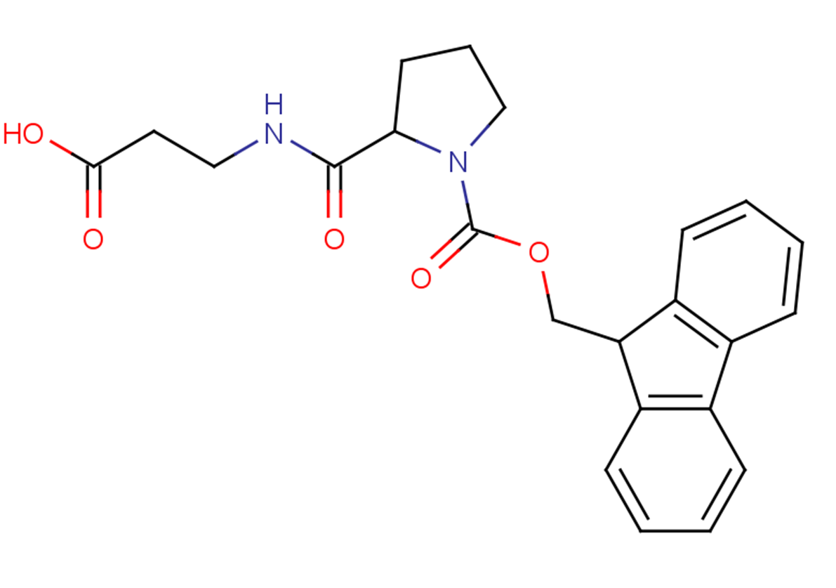 3-({1-[(9H-fluoren-9-ylmethoxy)carbonyl]pyrrolidin-2-yl}formamido)propanoic acid