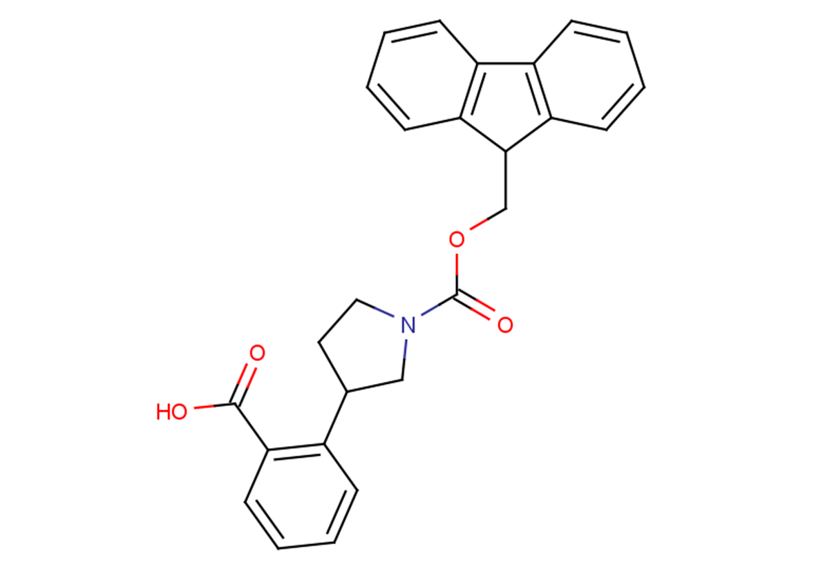 2-{1-[(9H-fluoren-9-ylmethoxy)carbonyl]pyrrolidin-3-yl}benzoic acid