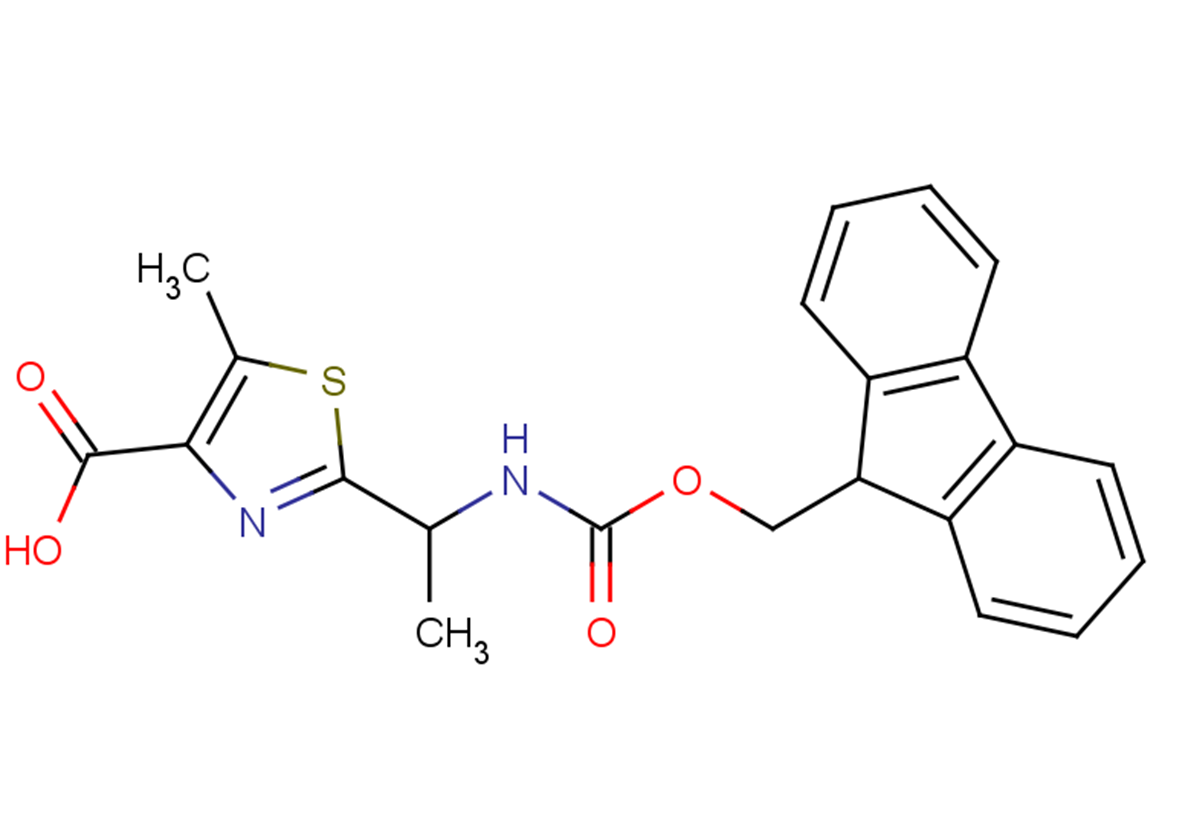 2-(1-{[(9H-fluoren-9-ylmethoxy)carbonyl]amino}ethyl)-5-methyl-1,3-thiazole-4-carboxylic acid