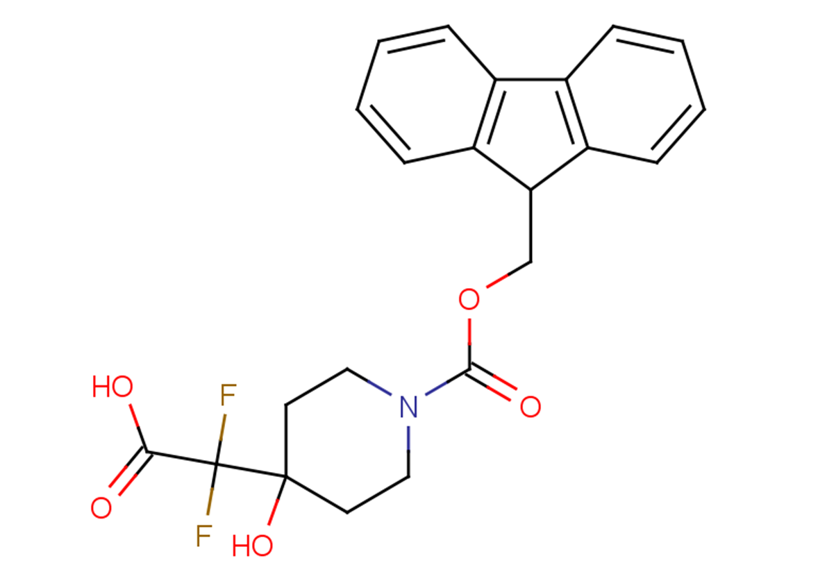 2-{1-[(9H-fluoren-9-ylmethoxy)carbonyl]-4-hydroxypiperidin-4-yl}-2,2-difluoroacetic acid