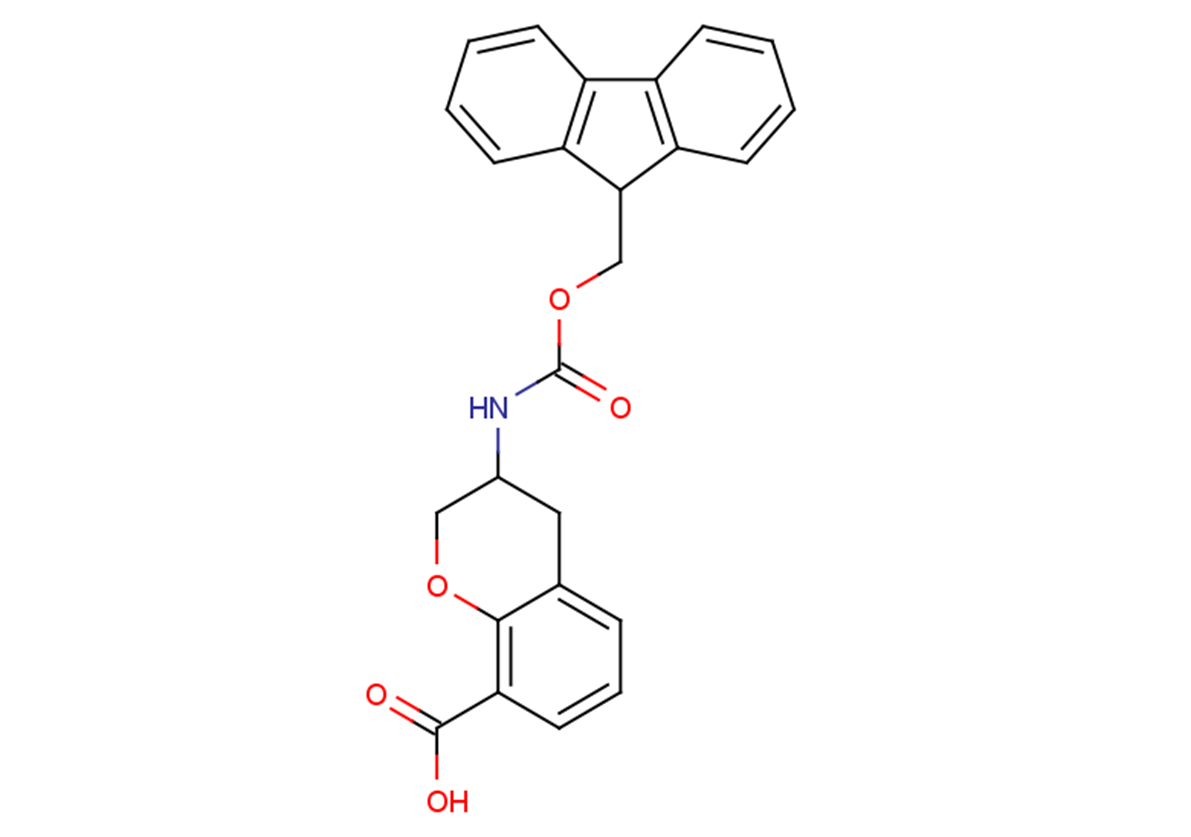 3-{[(9H-fluoren-9-ylmethoxy)carbonyl]amino}-3,4-dihydro-2H-1-benzopyran-8-carboxylic acid