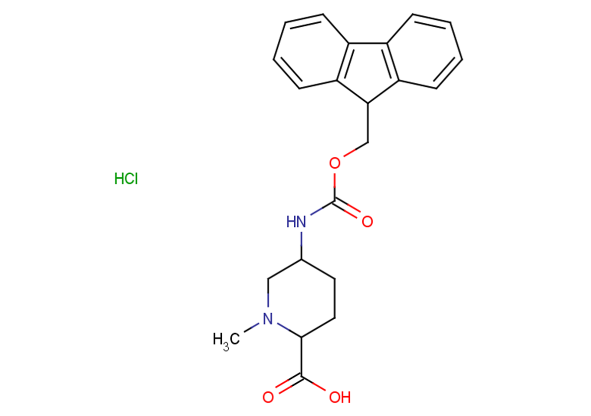 5-{[(9H-fluoren-9-ylmethoxy)carbonyl]amino}-1-methylpiperidine-2-carboxylic acid hydrochloride