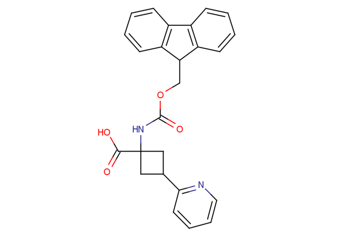 1-{[(9H-fluoren-9-ylmethoxy)carbonyl]amino}-3-(pyridin-2-yl)cyclobutane-1-carboxylic acid