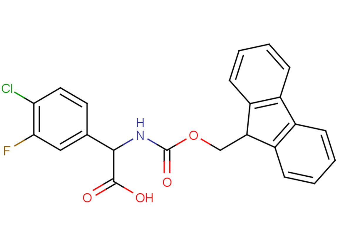 2-(4-chloro-3-fluorophenyl)-2-{[(9H-fluoren-9-ylmethoxy)carbonyl]amino}acetic acid