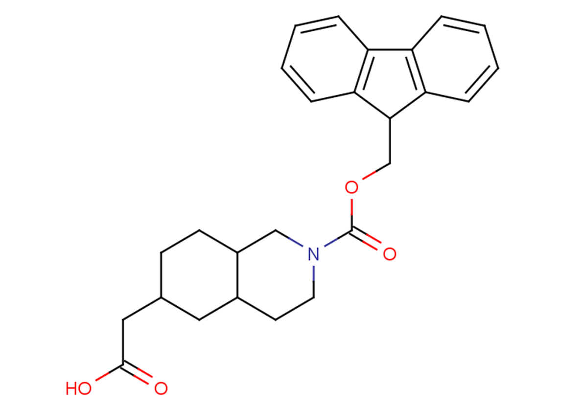 2-{2-[(9H-fluoren-9-ylmethoxy)carbonyl]-decahydroisoquinolin-6-yl}acetic acid