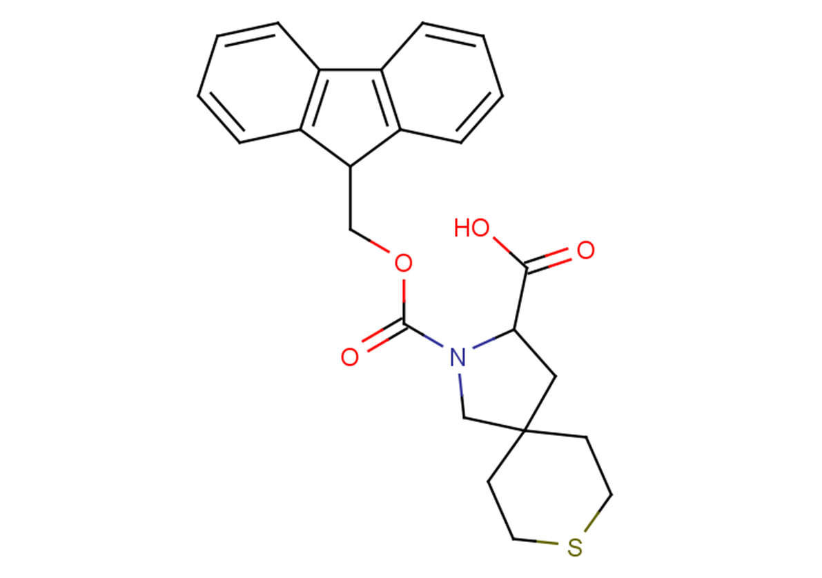 2-[(9H-fluoren-9-ylmethoxy)carbonyl]-8-thia-2-azaspiro[4.5]decane-3-carboxylic acid