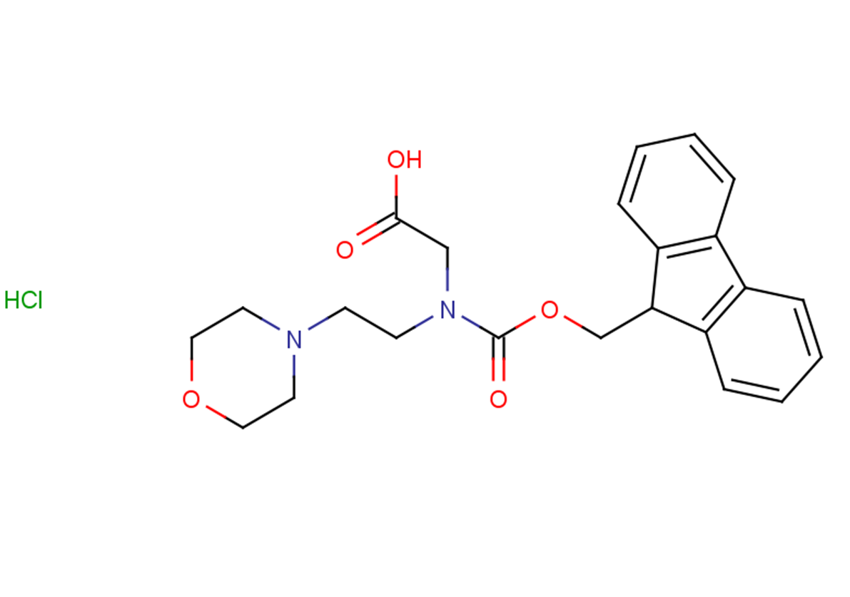 2-{[(9H-fluoren-9-ylmethoxy)carbonyl][2-(morpholin-4-yl)ethyl]amino}acetic acid hydrochloride