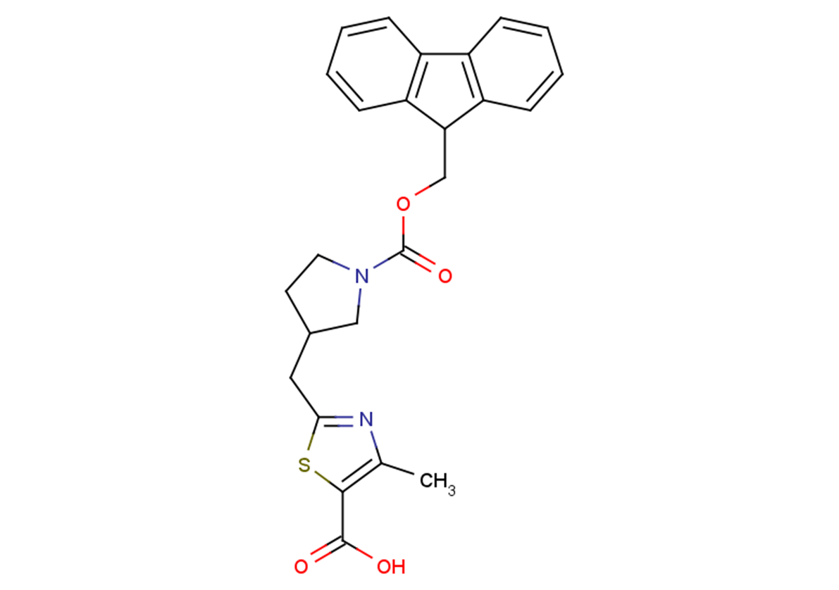 2-({1-[(9H-fluoren-9-ylmethoxy)carbonyl]pyrrolidin-3-yl}methyl)-4-methyl-1,3-thiazole-5-carboxylic acid