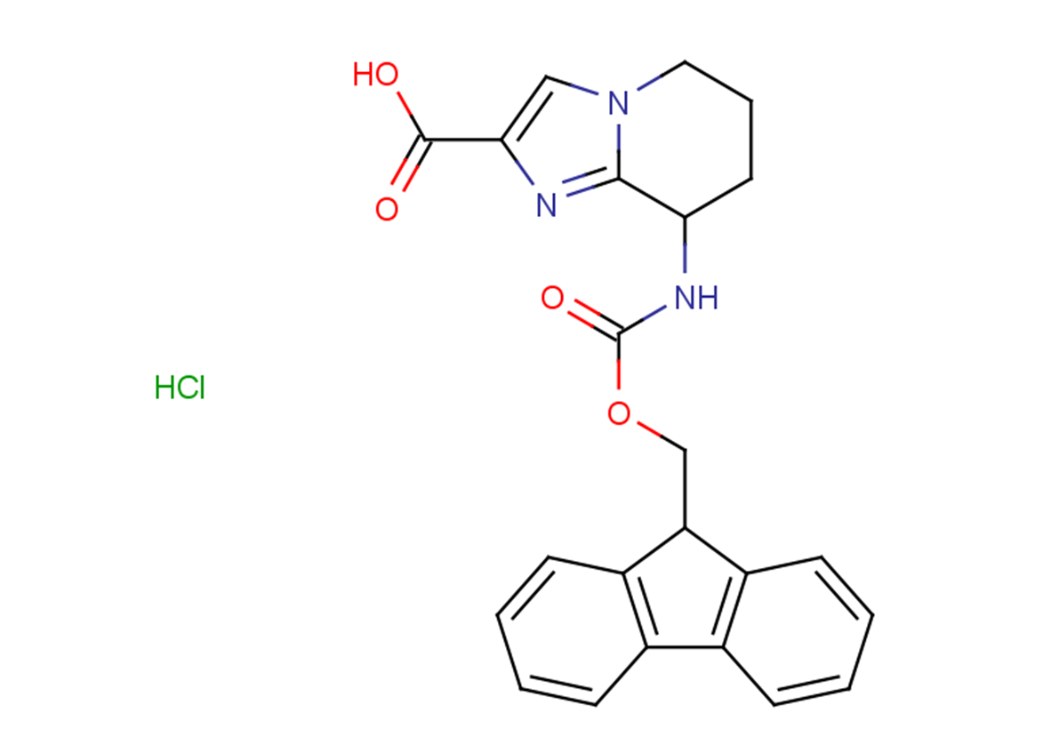 8-{[(9H-fluoren-9-ylmethoxy)carbonyl]amino}-5H,6H,7H,8H-imidazo[1,2-a]pyridine-2-carboxylic acid hydrochloride