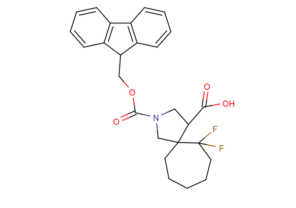 2-[(9H-fluoren-9-ylmethoxy)carbonyl]-6,6-difluoro-2-azaspiro[4.6]undecane-4-carboxylic acid