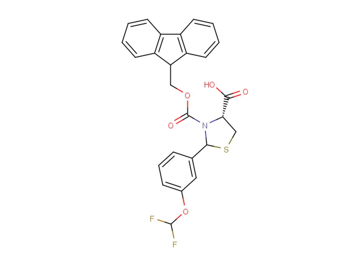 (4R)-2-[3-(difluoromethoxy)phenyl]-3-[(9H-fluoren-9-ylmethoxy)carbonyl]-1,3-thiazolidine-4-carboxylic acid