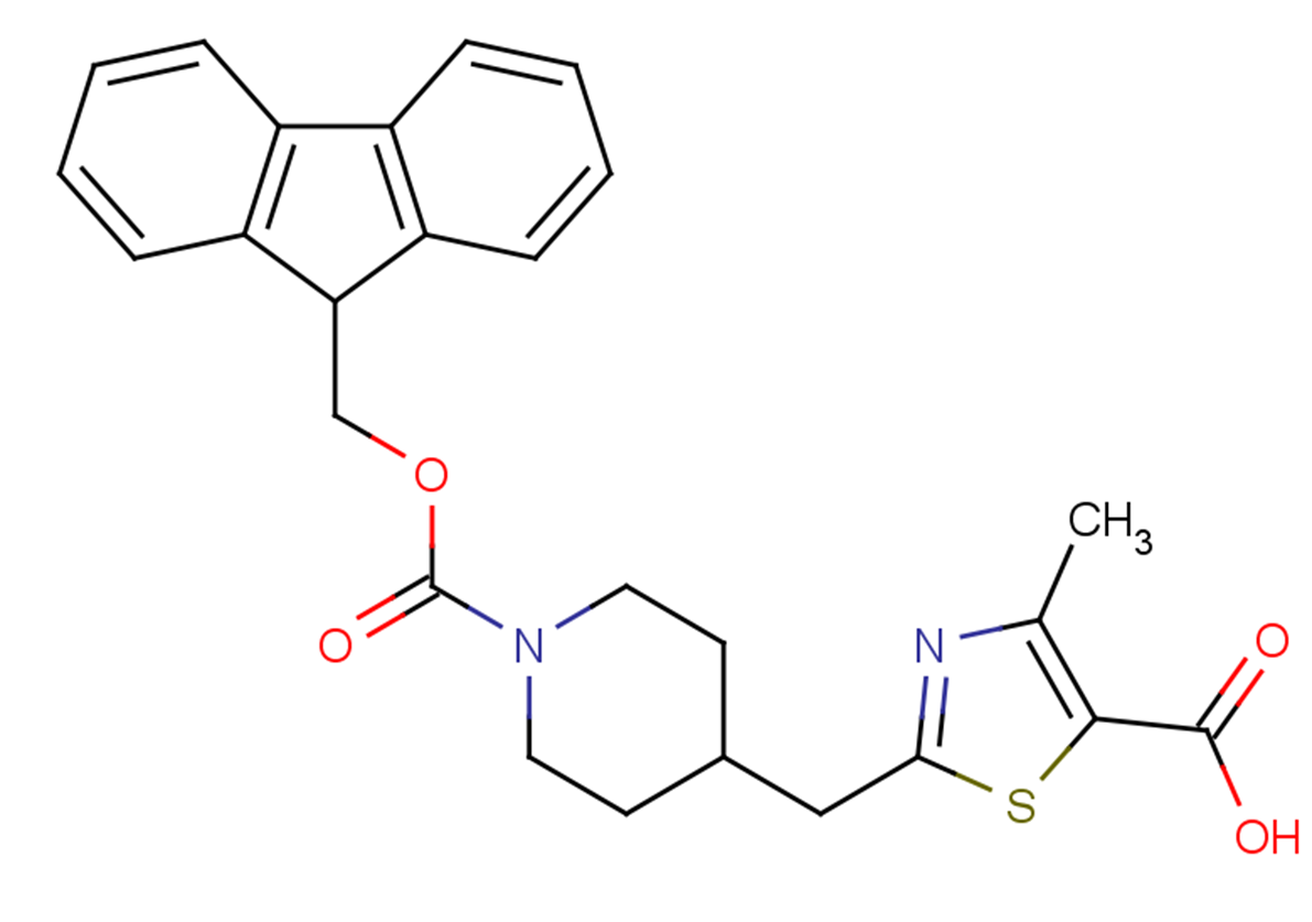 2-({1-[(9H-fluoren-9-ylmethoxy)carbonyl]piperidin-4-yl}methyl)-4-methyl-1,3-thiazole-5-carboxylic acid