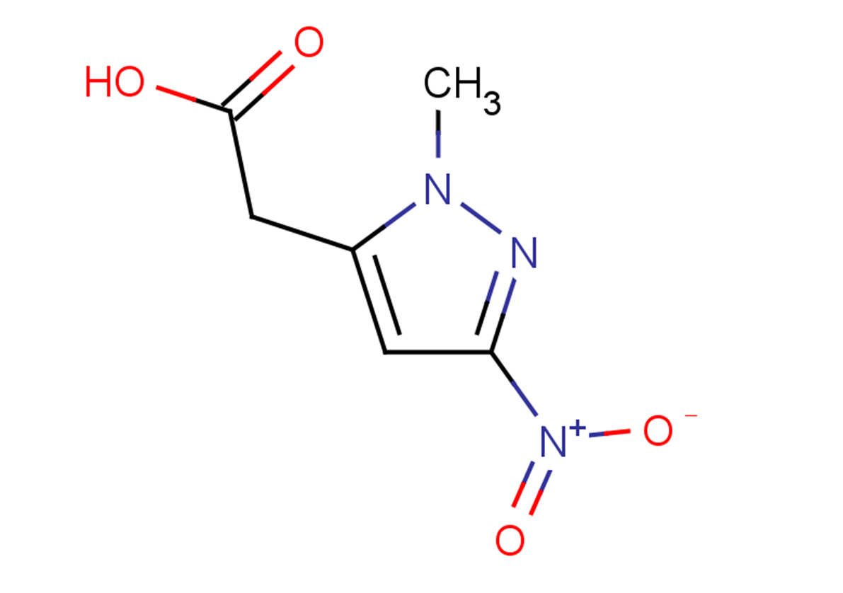 2-(1-methyl-3-nitro-1H-pyrazol-5-yl)acetic acid