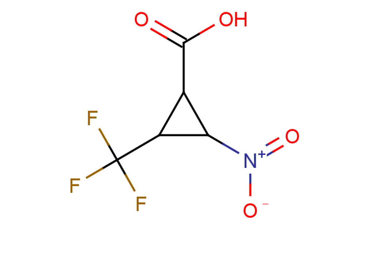 2-nitro-3-(trifluoromethyl)cyclopropane-1-carboxylic acid