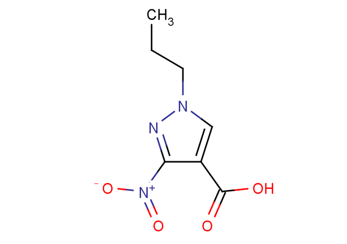 3-nitro-1-propyl-1H-pyrazole-4-carboxylic acid