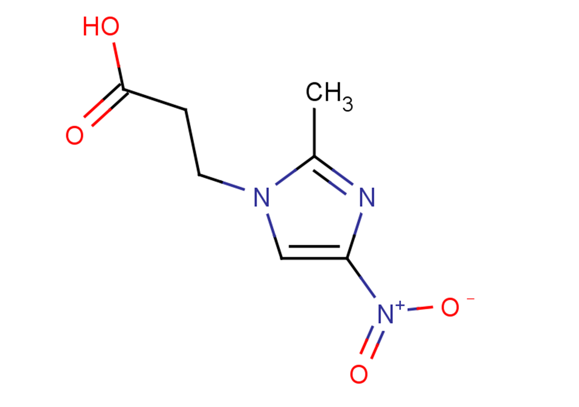 3-(2-methyl-4-nitro-1H-imidazol-1-yl)propanoic acid