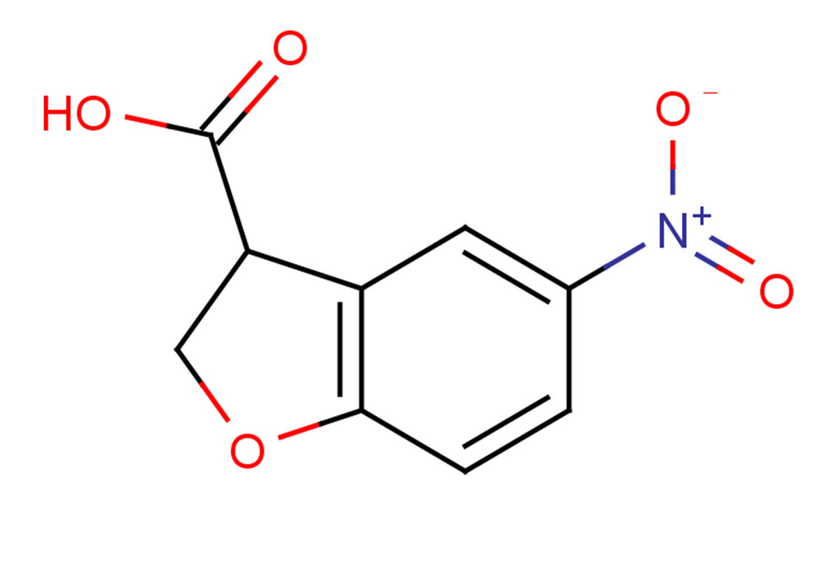 5-nitro-2,3-dihydro-1-benzofuran-3-carboxylic acid