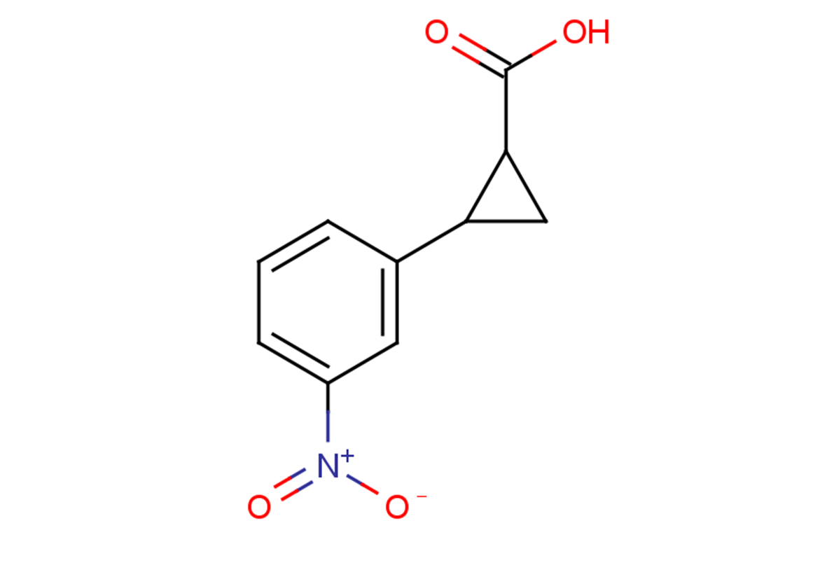 2-(3-nitrophenyl)cyclopropane-1-carboxylic acid