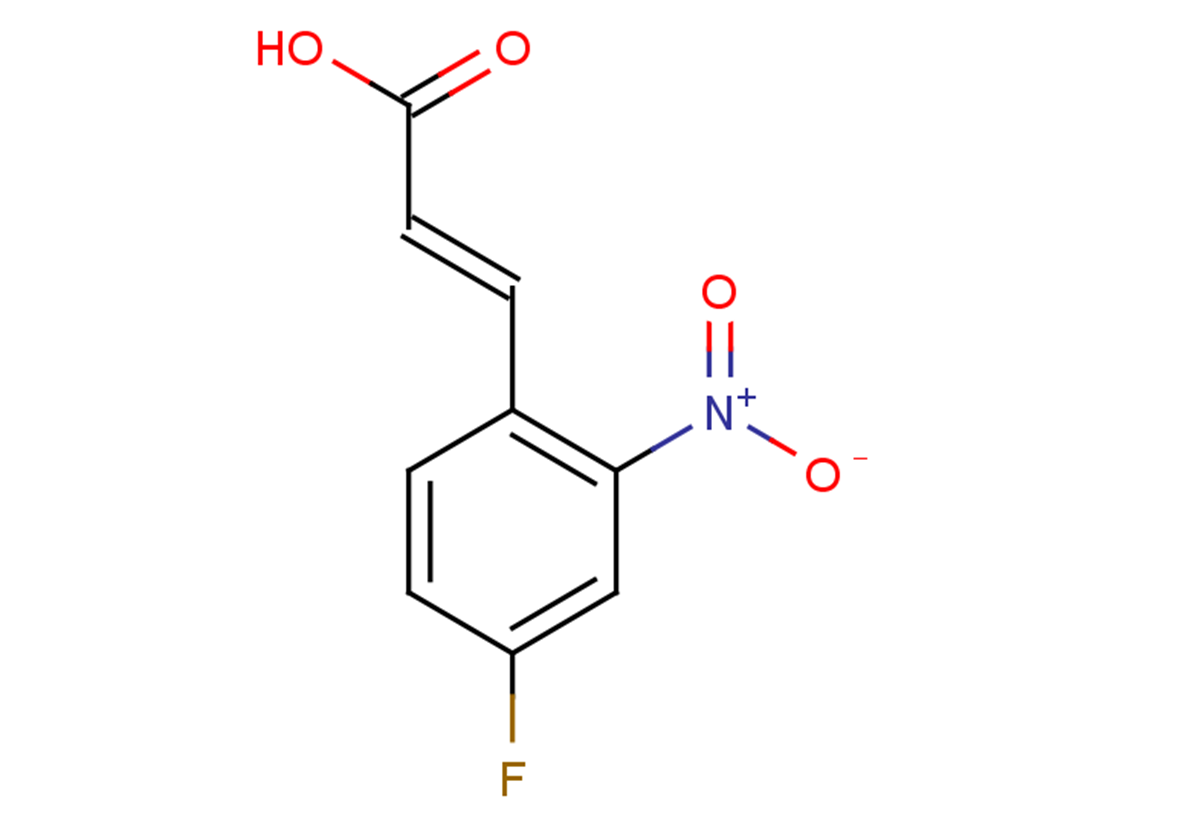 (2E)-3-(4-fluoro-2-nitrophenyl)prop-2-enoic acid