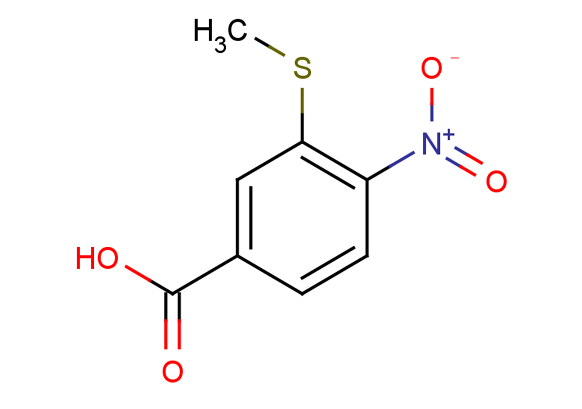 3-(methylsulfanyl)-4-nitrobenzoic acid