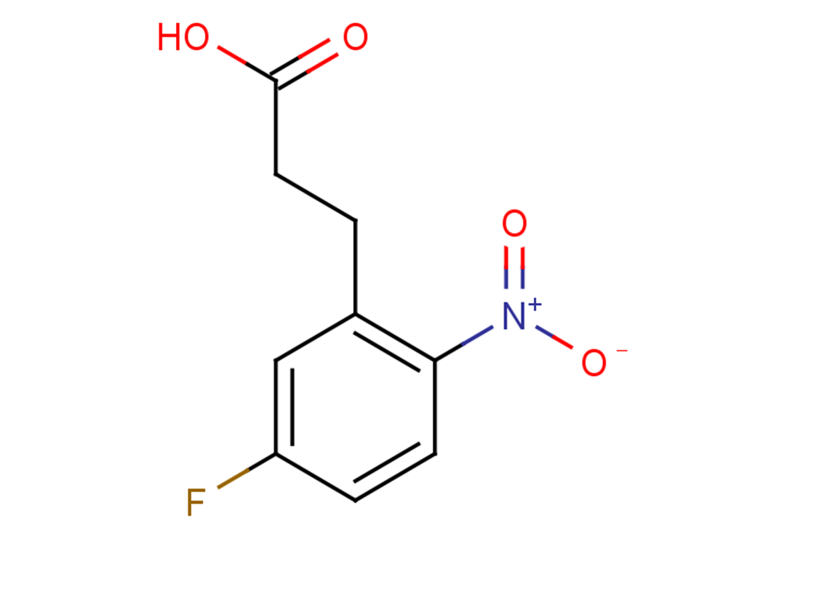 3-(5-fluoro-2-nitrophenyl)propanoic acid