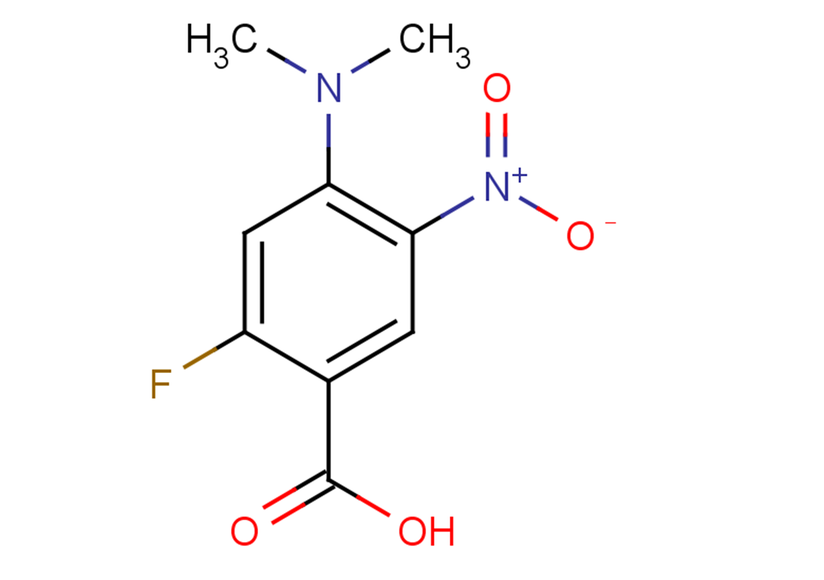 4-(dimethylamino)-2-fluoro-5-nitrobenzoic acid