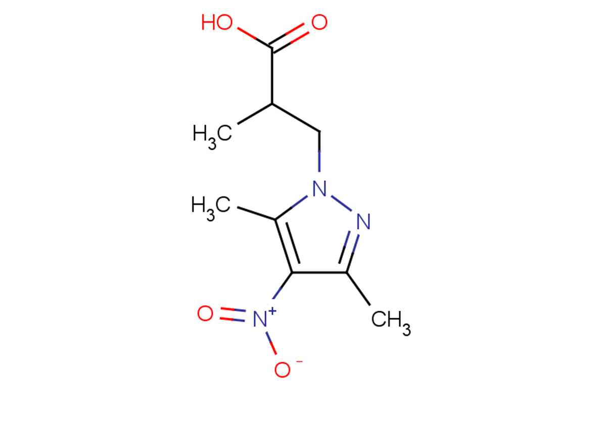 3-(3,5-dimethyl-4-nitro-1H-pyrazol-1-yl)-2-methylpropanoic acid