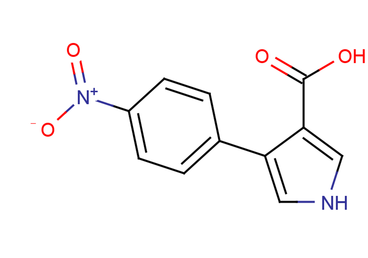 4-(4-nitrophenyl)-1H-pyrrole-3-carboxylic acid