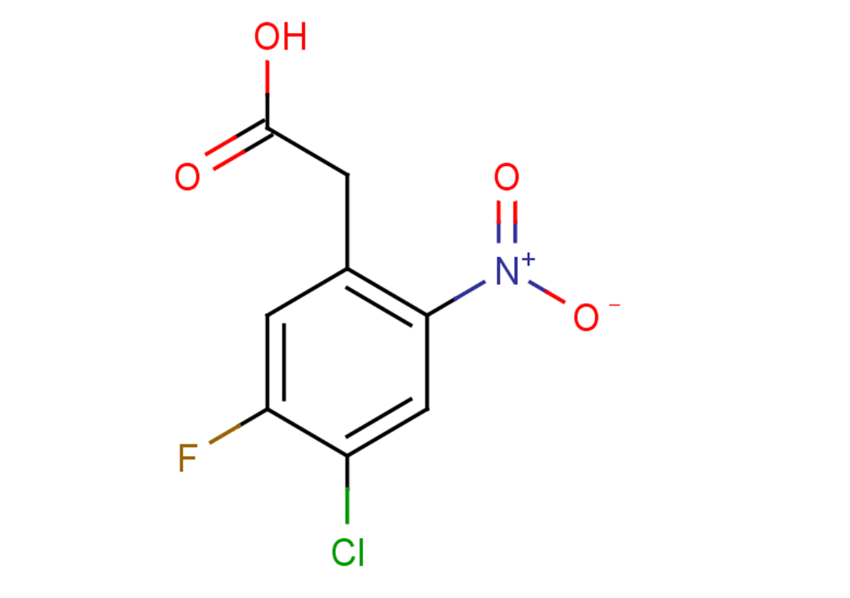 2-(4-chloro-5-fluoro-2-nitrophenyl)acetic acid