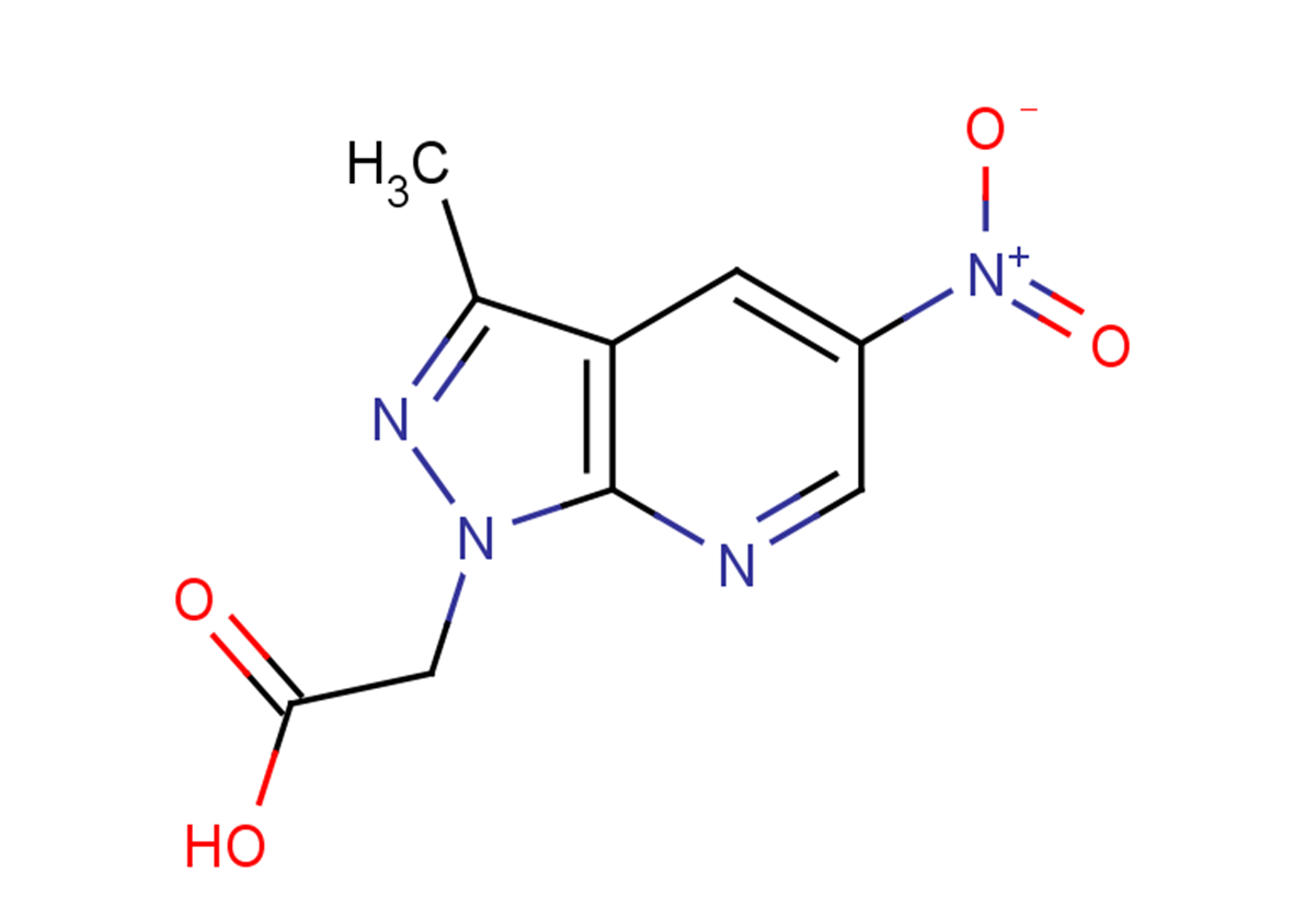 2-{3-methyl-5-nitro-1H-pyrazolo[3,4-b]pyridin-1-yl}acetic acid