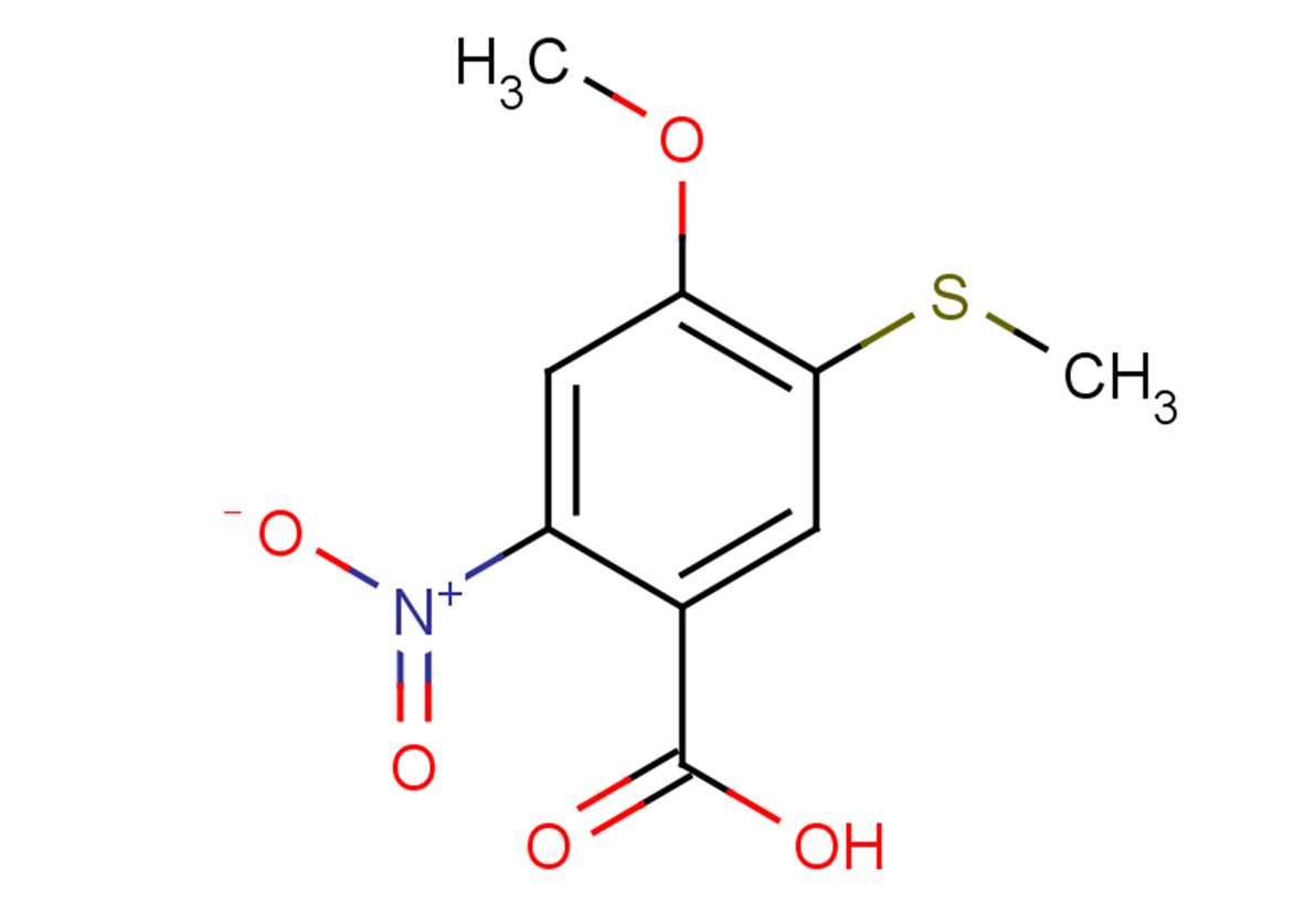 4-methoxy-5-(methylsulfanyl)-2-nitrobenzoic acid