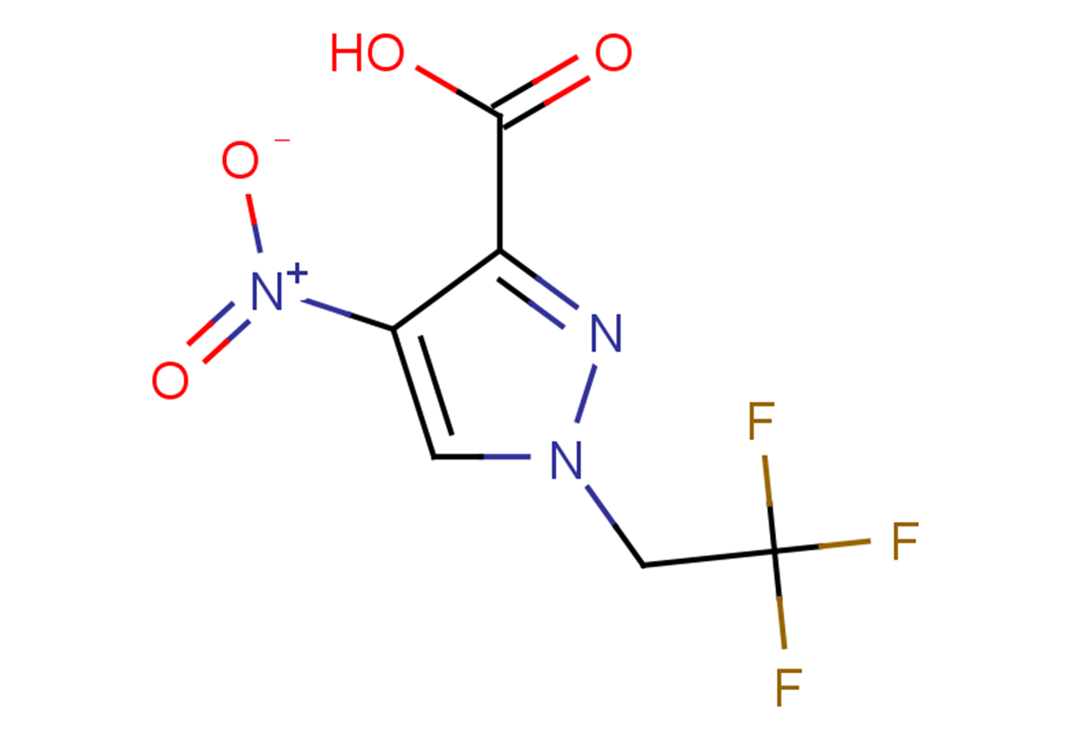 4-nitro-1-(2,2,2-trifluoroethyl)-1H-pyrazole-3-carboxylic acid