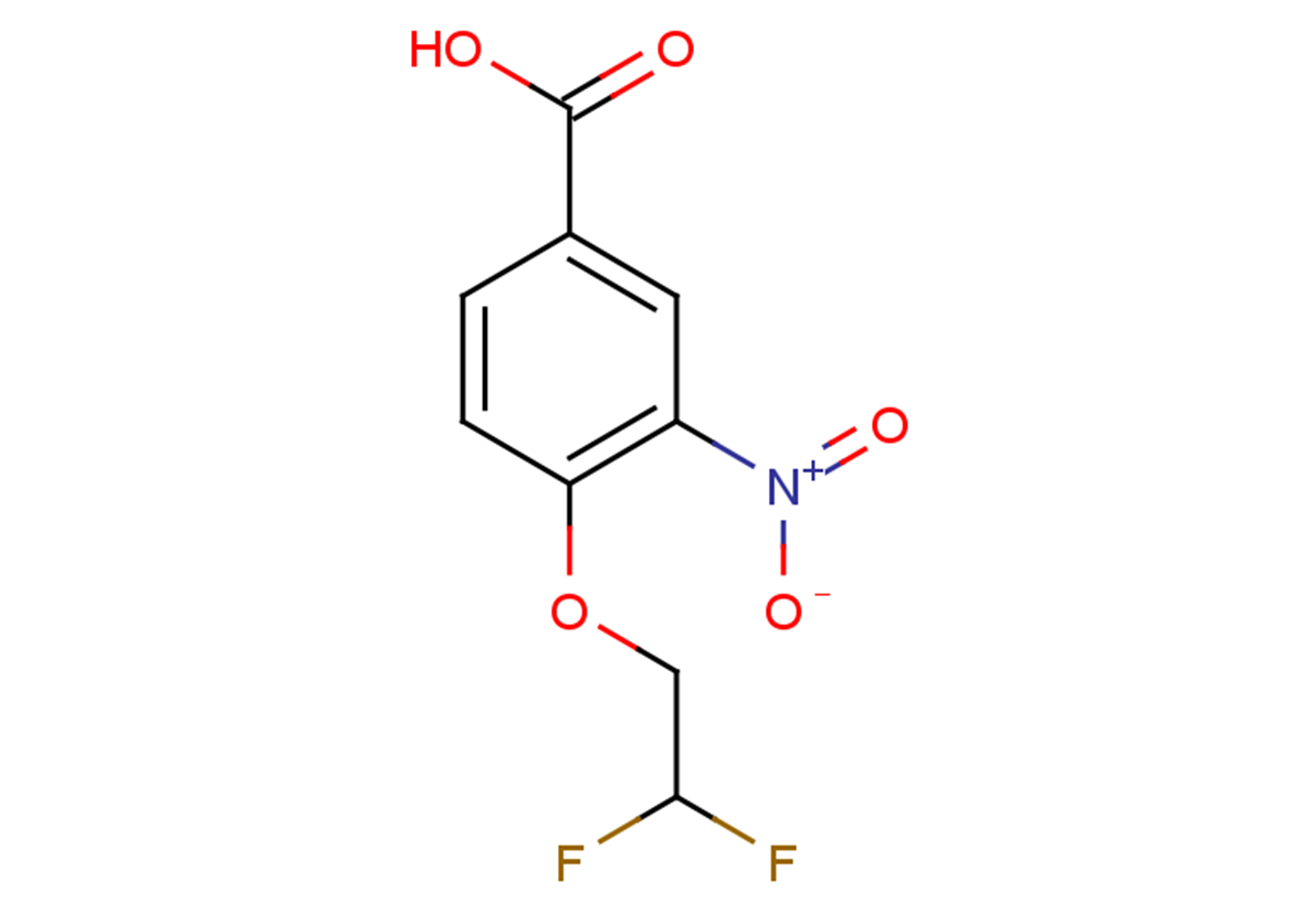 4-(2,2-difluoroethoxy)-3-nitrobenzoic acid