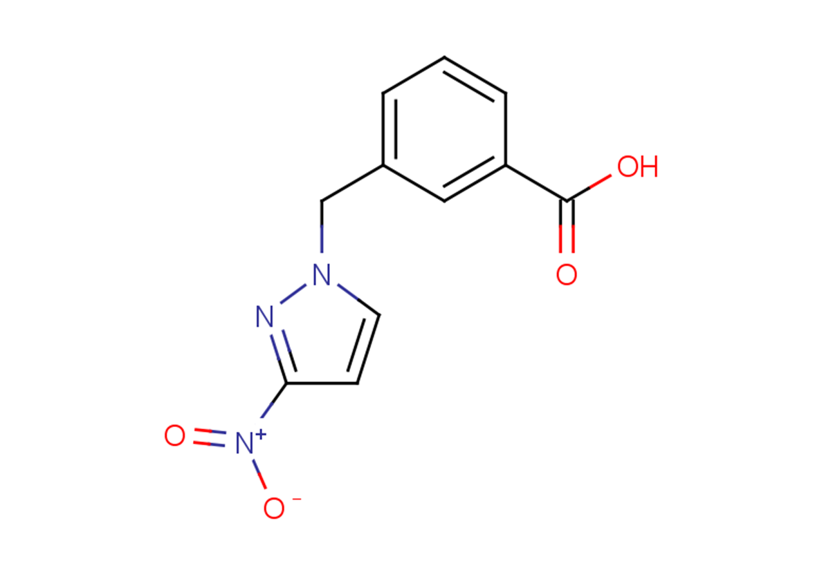 3-[(3-nitro-1H-pyrazol-1-yl)methyl]benzoic acid