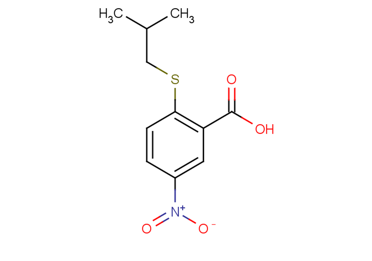 2-[(2-methylpropyl)sulfanyl]-5-nitrobenzoic acid