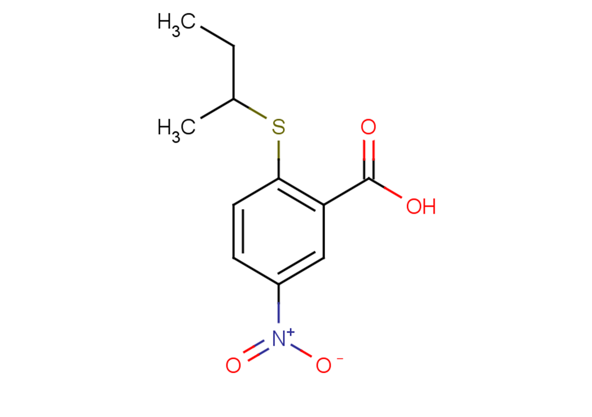 2-(butan-2-ylsulfanyl)-5-nitrobenzoic acid
