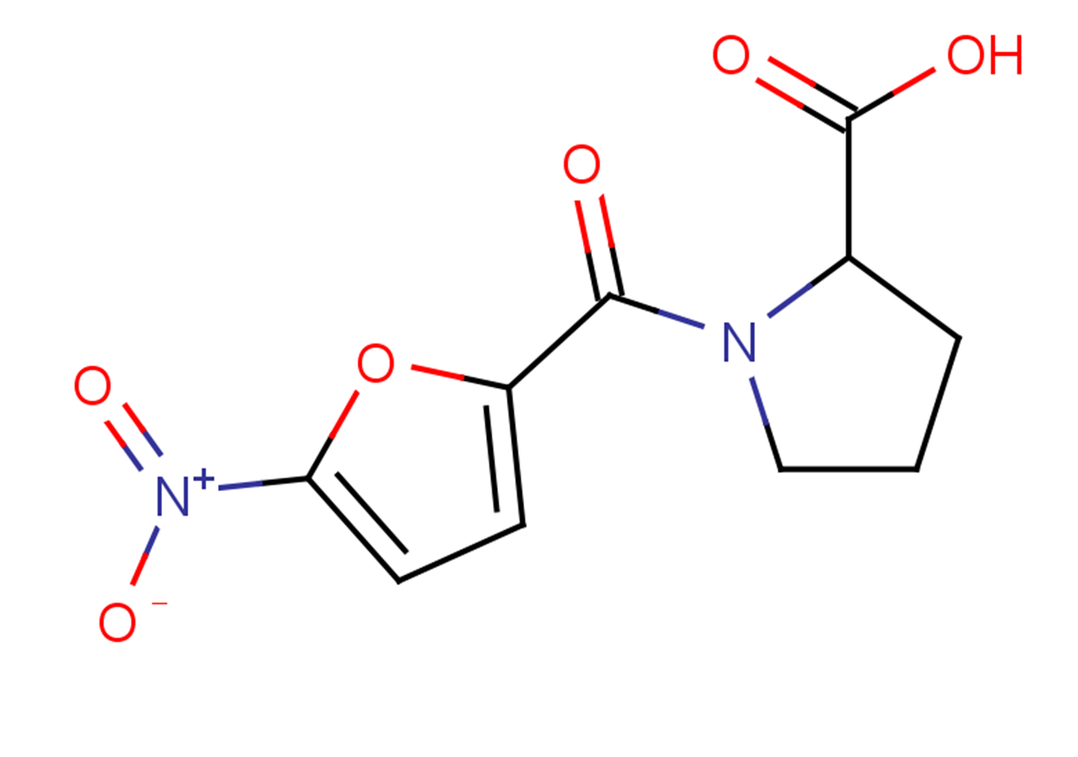 1-[(5-nitrofuran-2-yl)carbonyl]pyrrolidine-2-carboxylic acid