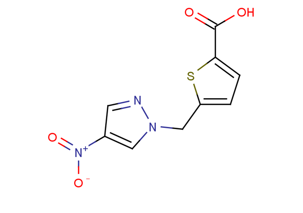 5-[(4-nitro-1H-pyrazol-1-yl)methyl]thiophene-2-carboxylic acid