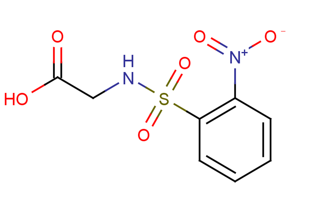 2-[(2-nitrobenzene)sulfonamido]acetic acid