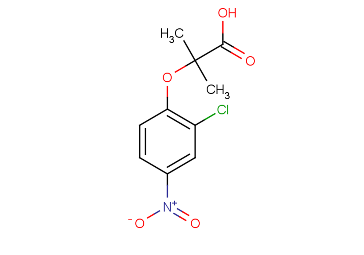 2-(2-chloro-4-nitrophenoxy)-2-methylpropanoic acid