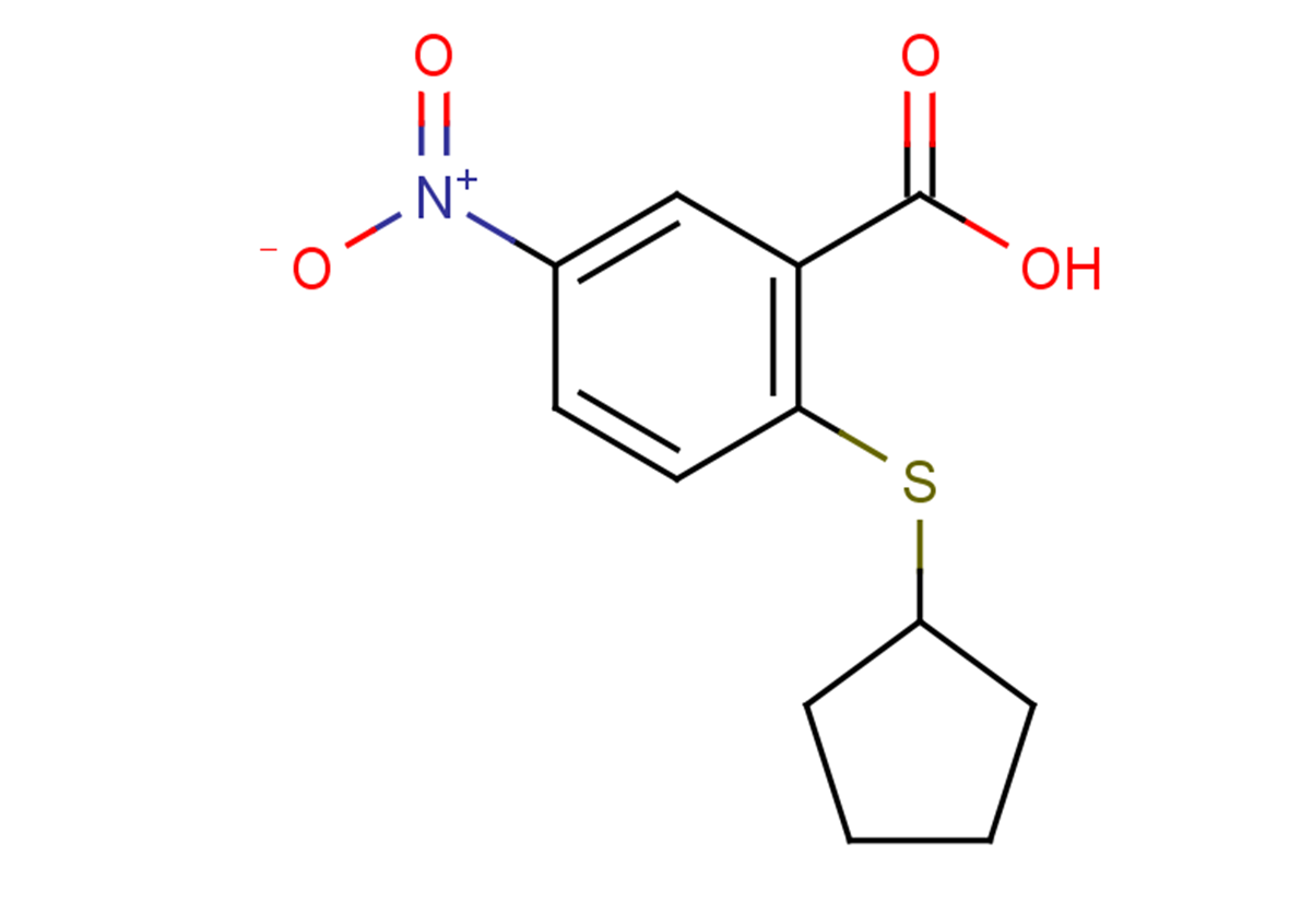 2-(cyclopentylsulfanyl)-5-nitrobenzoic acid