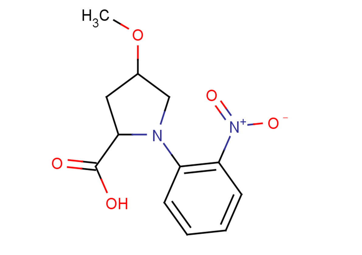4-methoxy-1-(2-nitrophenyl)pyrrolidine-2-carboxylic acid