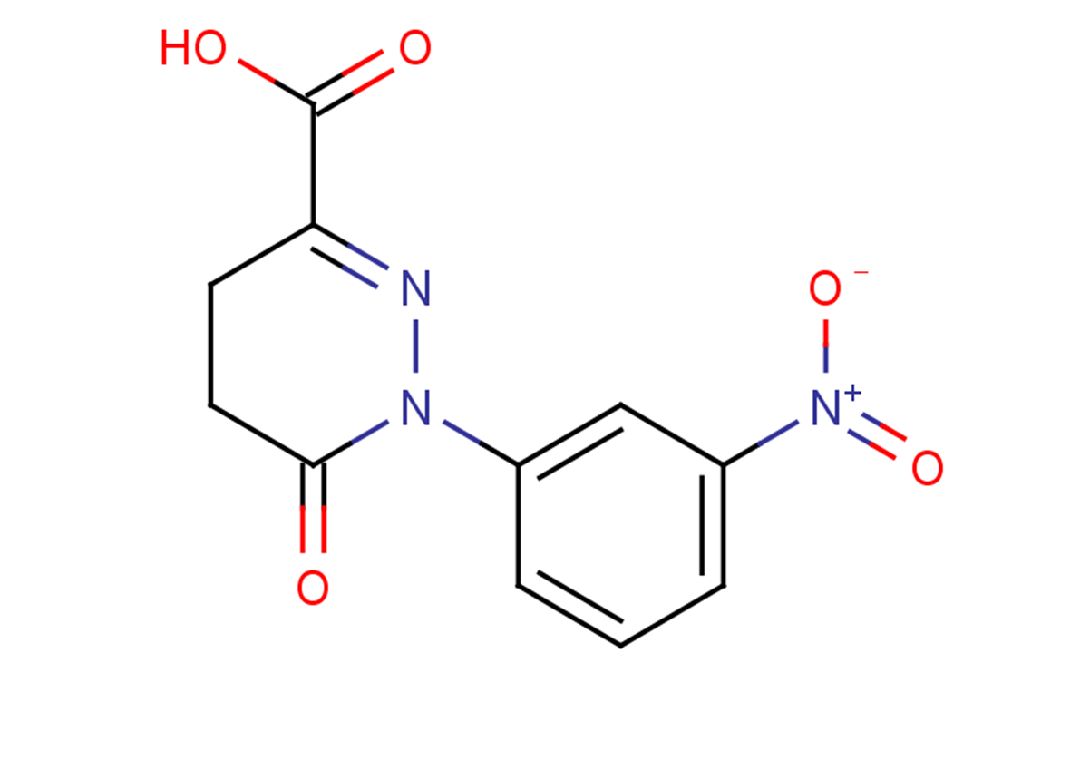 1-(3-nitrophenyl)-6-oxo-1,4,5,6-tetrahydropyridazine-3-carboxylic acid