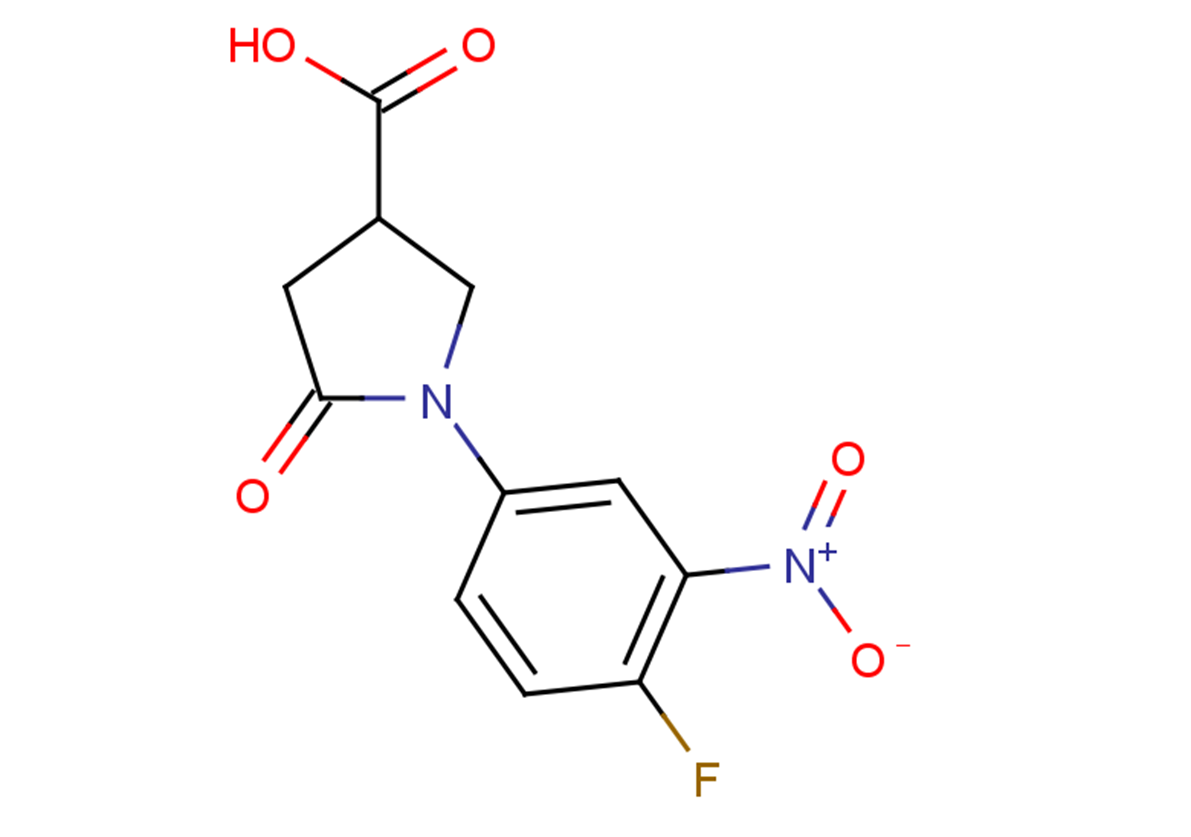 1-(4-fluoro-3-nitrophenyl)-5-oxopyrrolidine-3-carboxylic acid
