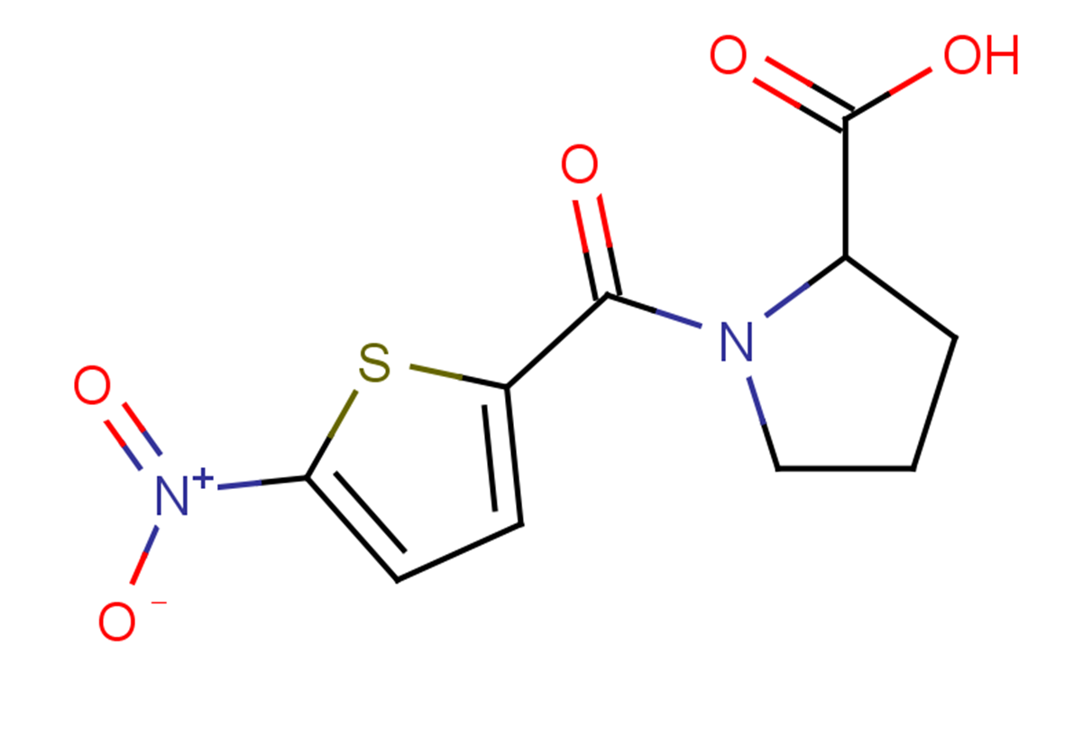 1-[(5-nitrothiophen-2-yl)carbonyl]pyrrolidine-2-carboxylic acid