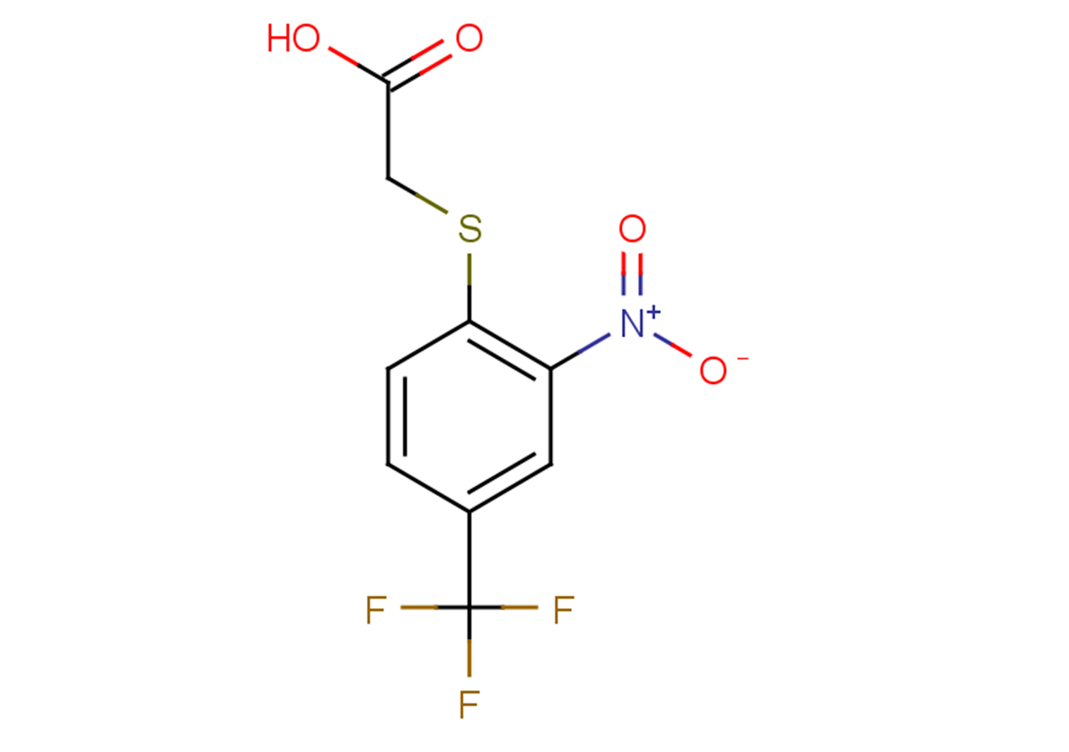 2-{[2-nitro-4-(trifluoromethyl)phenyl]sulfanyl}acetic acid